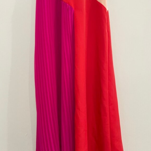 CUSHNIE Women's Combo Blush Cross Back Dress Size 0 - Picture 5 of 9